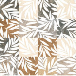 Emboss Gloss Leaves Mosaic 1