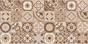 Emboss Gloss Moroccan Art Brown 1