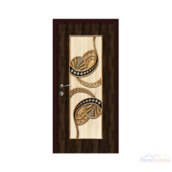 Supa Doorskin HD28: Modern Interior Door with Floral Design (0.9mm, 7x3.25ft or 8x4ft)