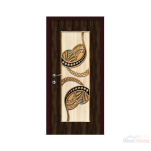 Supa Doorskin HD28: Modern Interior Door with Floral Design (0.9mm, 7x3.25ft or 8x4ft)