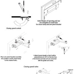 Hydraulic Enox TS580 en 2 Overhead Door Closer1