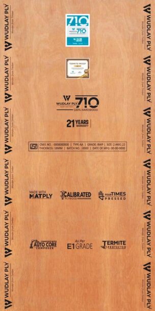 WUDLAY 710 8ft x 4ft 19mm